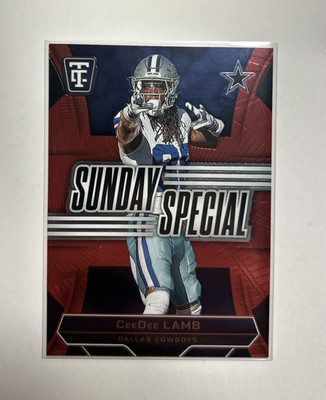 Panini 2024 Totally Certified CeeDee Lamb Sunday Special Red #14 026/249