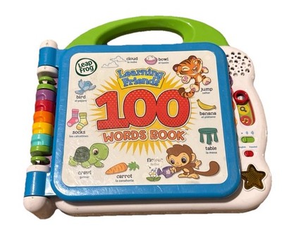 Leap Frog Learning Friends 100 Words Electronic Book English & Spanish 