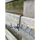 20pcs Christmas Lights Fence Hanger Mount 20mm Plastic Black Outdoor Clips