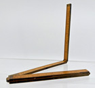 ANTIQUE STANLEY NO. 62 NEW BRITAIN CT FULL BRASS BOUND 4-FOLD RULE -MISSING PINS — photo 7