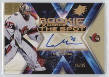 2023 SPx X Marks the Spot Rookie Gold 15/35 Leevi Merilainen #XMR-LM Auto 05iv