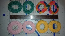 Handmade Crochet Scrunchies Lot Of EIGHT 8 