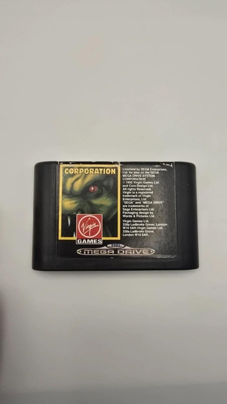 Virgin Games Corporation Sega Mega Drive Cartridge