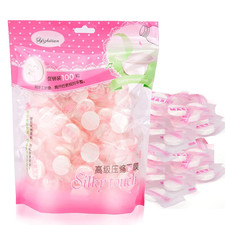 DIY 100 Pcs Compressed Disposable Cotton Facial Mask Sheet Grain Skin Care Dry M