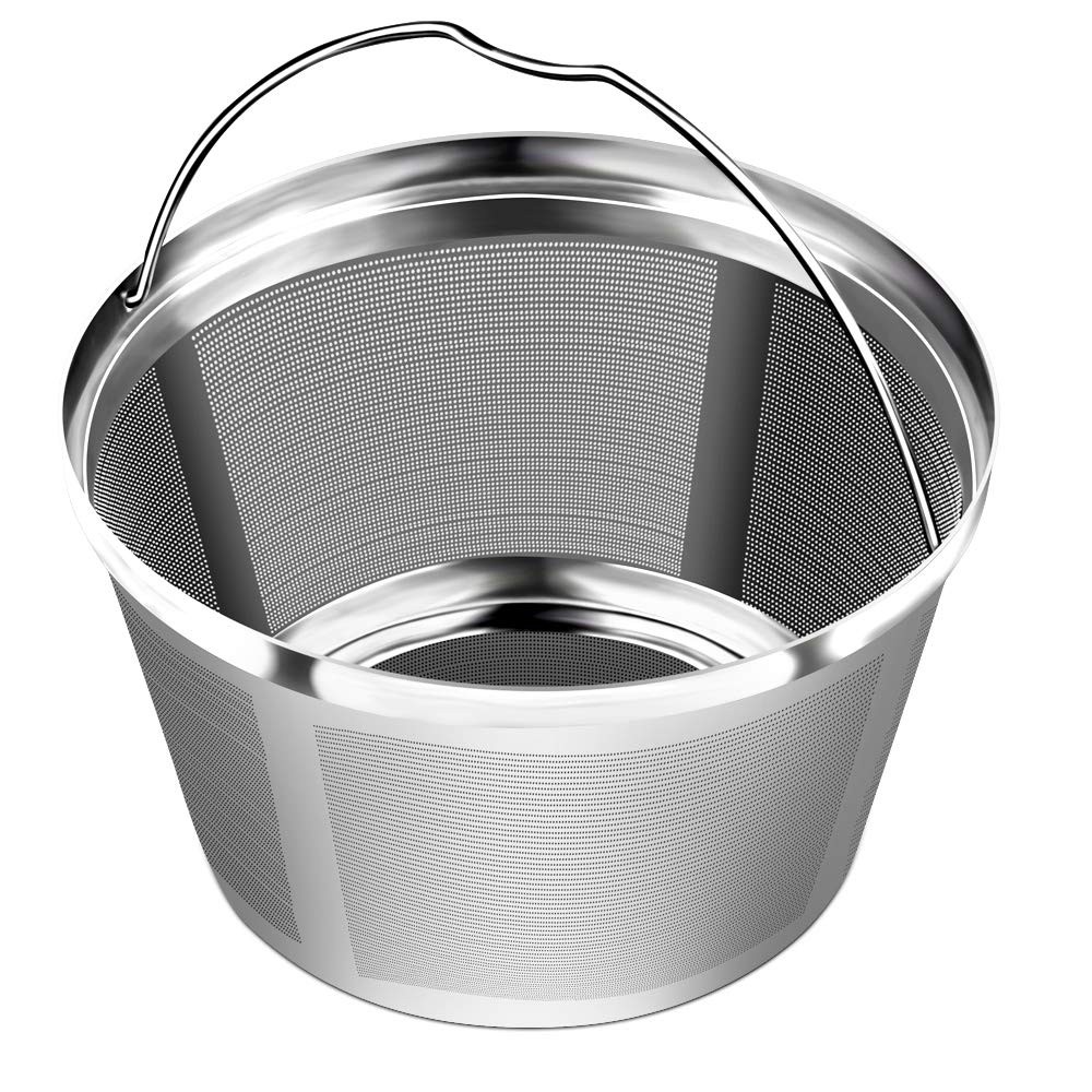 8-10 Cup Reusable Basket Permanent Coffee Filters, Compatible with BNUN Home ...