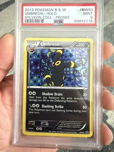 2013 Pokemon Black & White Promo Syvion Collection #BW93 Umbreon Holo PSA 9