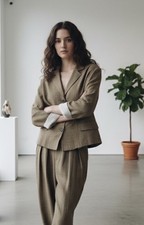  129 MORE THAN 80 Off NWT ZW COLLECTION ZARA LINEN PANTS SIZE LARGE