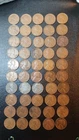 Lincoln Wheat Penny Lot 50pc 1936 To 1948 P,D,S, Mint Marks And Mixed Dates.
