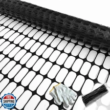 PotatoLife Plastic Mesh Fence, Extra Strength 40''x100' Roll with