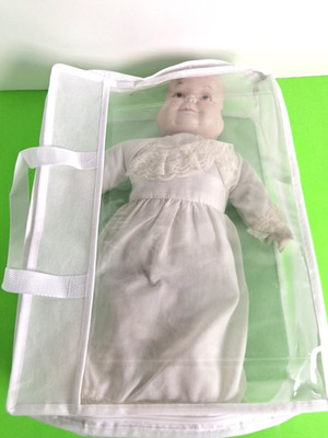 Vintage Porcelain 3 Faces Of Eve Baby Doll - Happy, Sleeping, & Crying