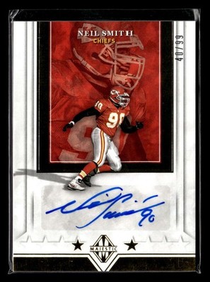 2018 Panini Majestic Neil Smith Majestic Signatures Autograph Auto /99 UX8641