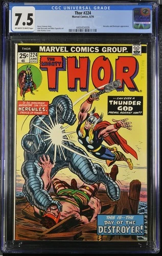 Thor 224 CGC Graded 7.5 VF Marvel Comics 1974