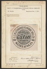 The C. C. Washburn's Flouring Mills Company for Washburn's Extra brand Flour