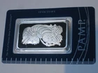 1 oz Pamp Suisse Lady Fortuna .999 Fine Silver Bar - In Assay Card