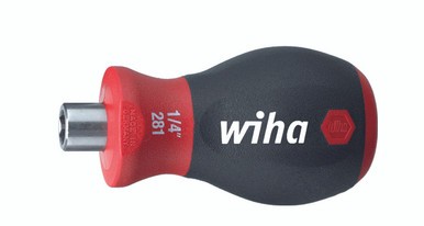 Wiha 28103 SoftFinish 1/4'' Stubby Bit Holder