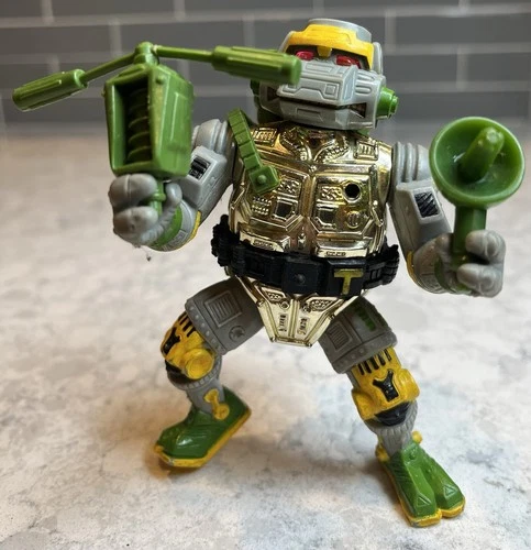 Vintage TMNT Ninja Turtles Action Figure Metalhead COMPLETE with Accessories