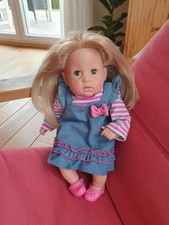 Götz Baby Puppe Cosy Aquini 33cm Badepuppe Blond Schlafaugen wie neu