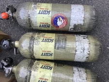 SCOTT 4500PSI 45MIN SCBA CARBON FIBER BOTTLE  AIR GUN CYLINDER  2009