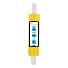 4 Rolls Pallet Extended Core Stretch Wrap Shrink Film Yellow 20" x 1000' 80 Ga
