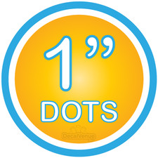 1 inch Polka Dot Circles Wall Decals