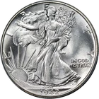 1942-P Walking Liberty Half PCGS MS64 Blazing White Superb Eye Appeal