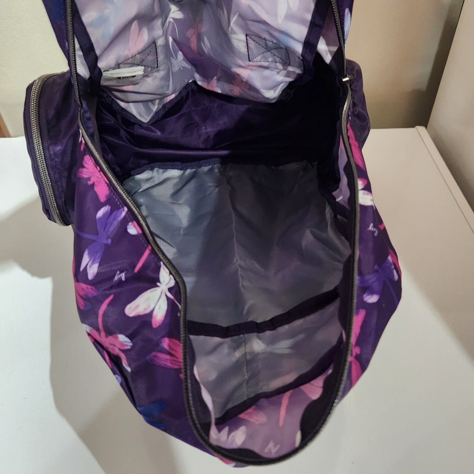 LUG Echo Packable Spacious Backpack Purple Dragon… - image 9