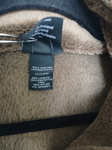 Beyond Clothing L3 Fleece Jacket Coyote Brown Adult Medium Cold Weather Outdoor - Picture 14 of 14