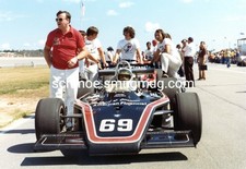 VINTAGE ORIGINAL RACING PHOTO; 1976 LARRY CANNON; TRENTON, INDY CARS; 4