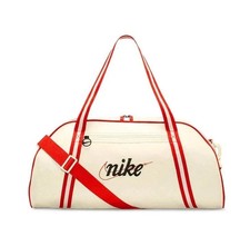 Nike Gym Club Retro Women Training Duffle Bag 24L / DH6863-113 Coconut Milk Red
