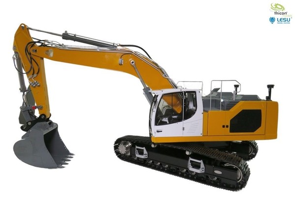 1:14 Kettenbagger L945R Artr Gelb Aus Alu Mit Hydraulik Lesu / Thicon-Models-image
