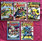 AVENGERS 101-102-103-104-107 - Marvel Comics Bronze Age Lot - F- to VF