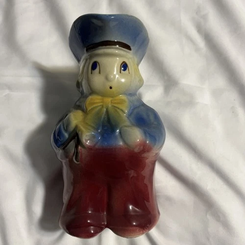 Shawnee Little Boy Blue Milk Pitcher 7.5" Vintage