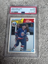 1983 O-PEE-CHEE OPC HOCKEY CARD PSA 10 NEW YORK ISLANDERS DENIS POTVIN