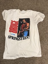 Vintage Band TShirt Bruce Springsteen TUNNEL OF LOVE Single Tee 80s Tour Boss