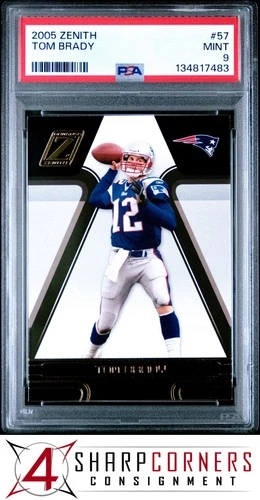 2005 ZENITH #57 TOM BRADY PATRIOTS PSA 9