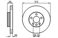 1X Bosch 0 986 478 296 Bremsscheibe FüR VW Ford Seat