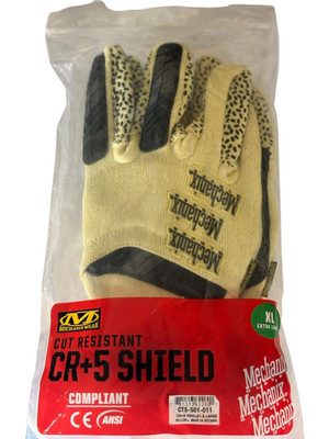 Mechanix Wear Armorcore Impact CR+5 Shield Glove Black/Tan XL CTS-501-011 new