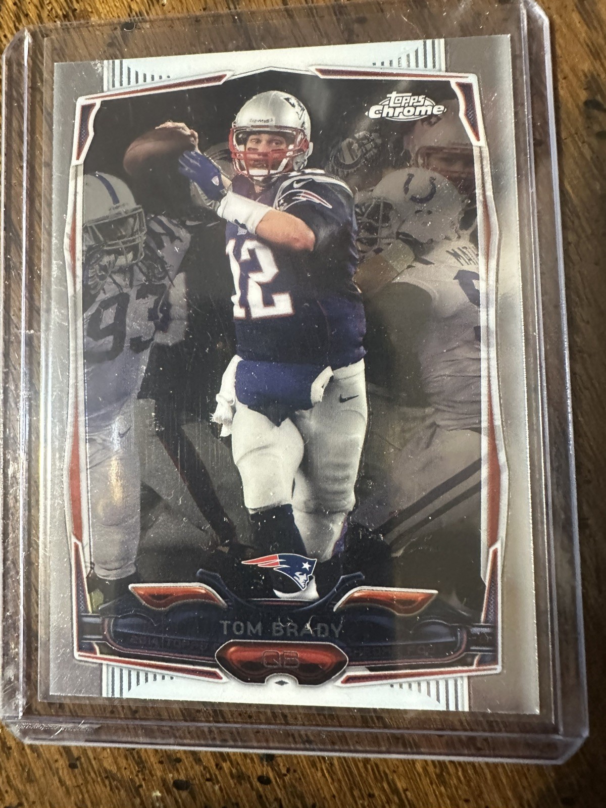 2014 Topps Chrome Tom Brady New England Patriots #62