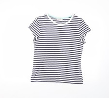 Basic-T-Shirt Damen UK Gr&ouml;&szlig;e L Oasis wei&szlig;