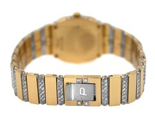 Piaget Polo 861C705 Diamonds 18k Yellow White Gold 23MM Ladies' Quartz Watch 5