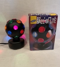 NEW Lite FX Mini Ball Of Lite Rotating Disco Ball Attitude Lighting Model 1931