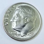 1970 D ROOSEVELT DIME AU ABOUT UNCIECULATED DETAILS #7047