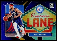 2020-21 Donruss Optic Ben Simmons 22 Express Lane Purple Philadelphia 76ers