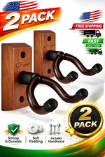 Guitar Wall Mount, 2 Pack Guitar Wall Hanger, Guitar Hanger Wall Hook Ho