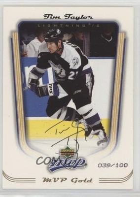 2005-06 Upper Deck MVP MVP Gold 39/100 Tim Taylor #349 4ry