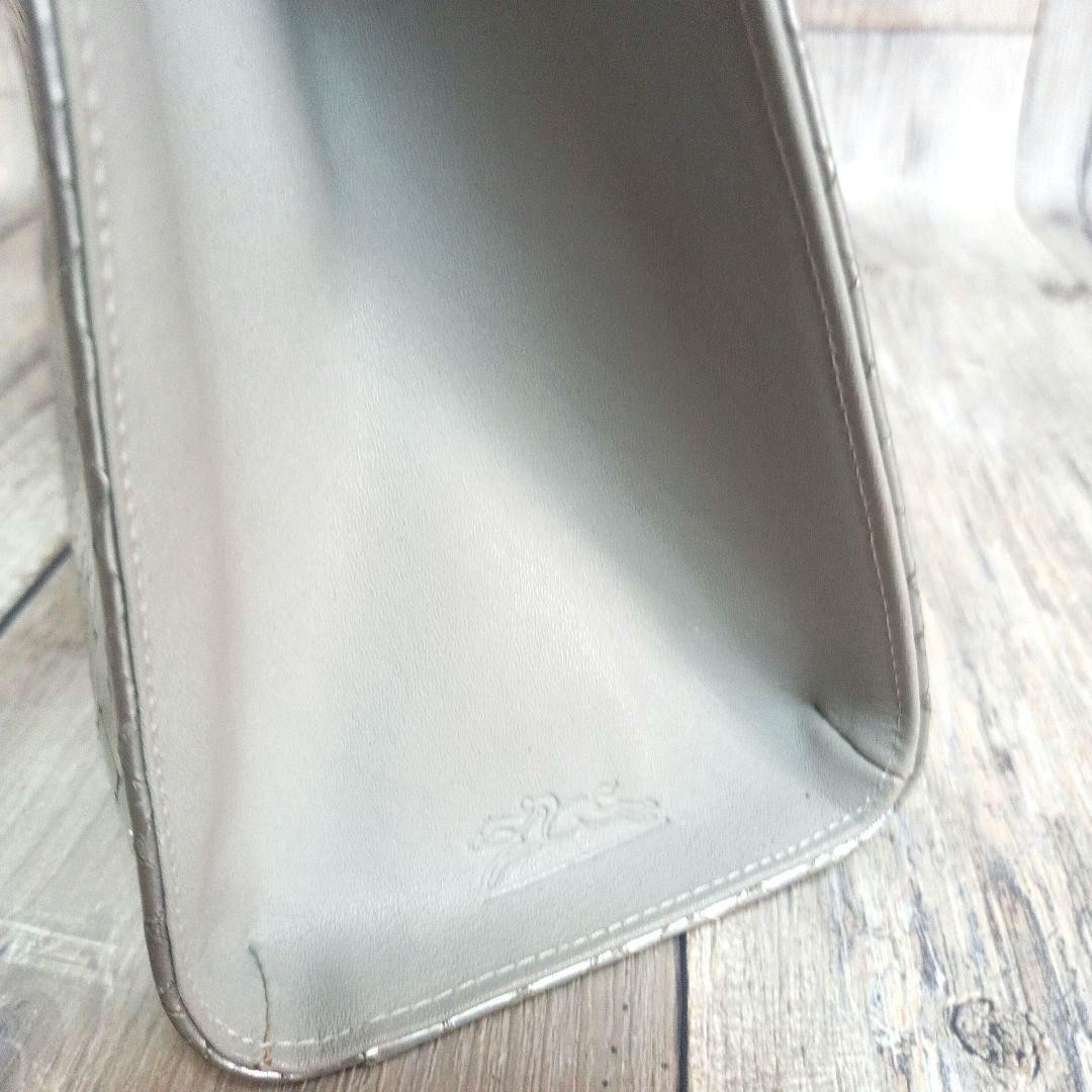 LONGCHAMP Python Embossed Handbag Japan Import Ra… - image 4