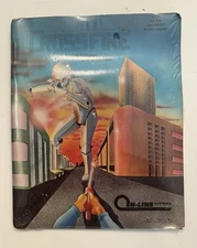 SEALED Crossfire On-Line Systems Atari 400/800 Sierra 32k disk version
