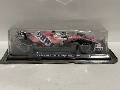 1:24 RACING POINT RP20 Sergio Perez 2020 F1 Hachette Diecast WRINKLED BLISTER - Picture 2 of 3