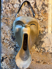 Hand Carved Wood Mask Made In Indonesia