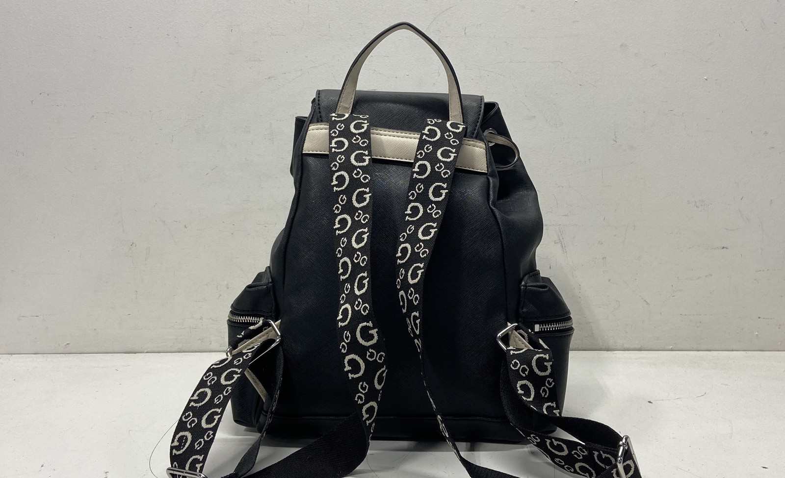 Guess Drawstring Leather Backpack - image 2